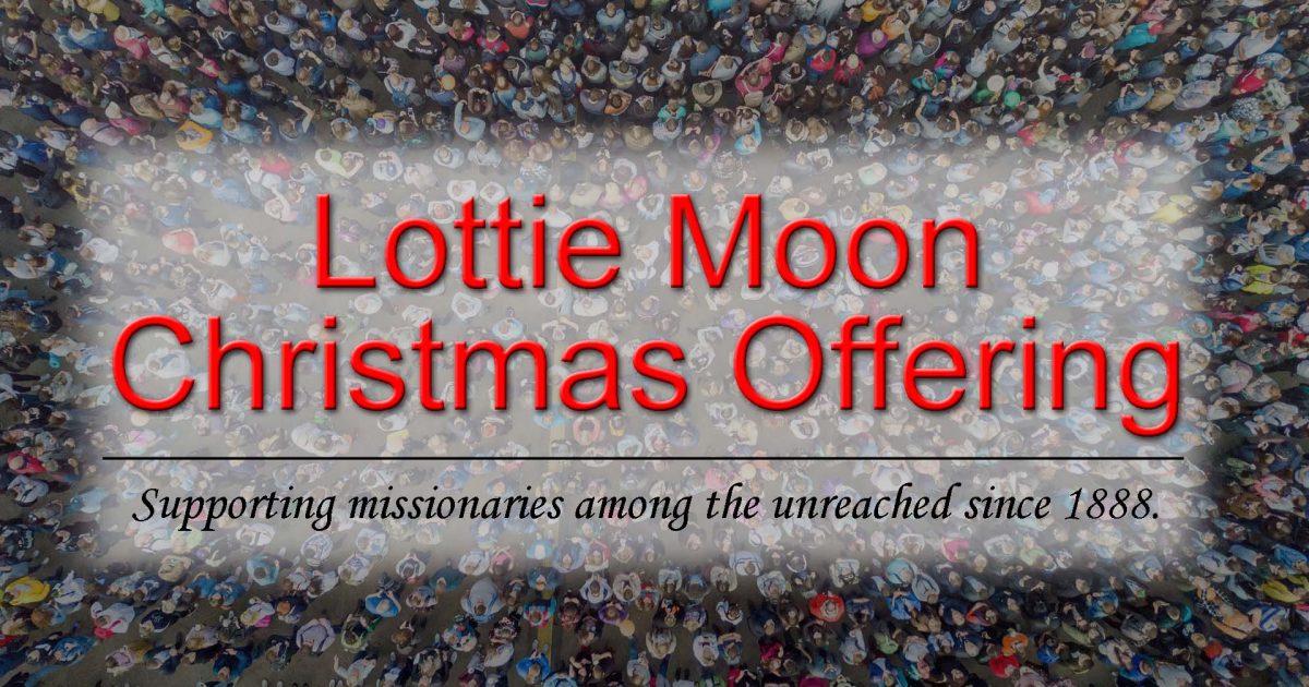 Lottie Moon Christmas Offering Mount Olive Baptist Church
